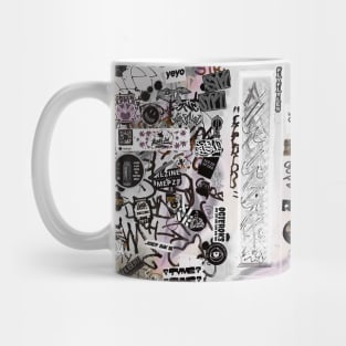 Urban Stickers Graffiti NYC Style Street Tags Mug